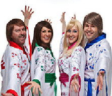 Sensation in the classic ABBA Kimonos